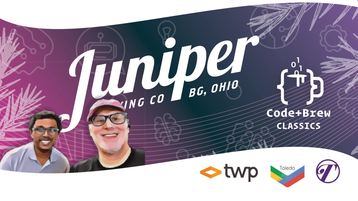 Code+Brew Social at Juniper event artwork