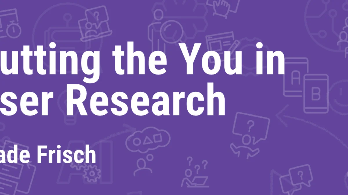 Putting the You in User Research event artwork
