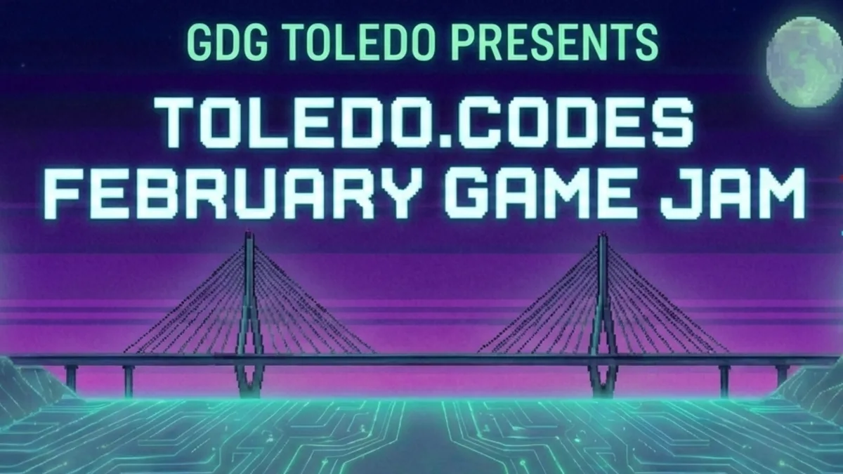 GDG/Toledo.codes February Game Jam event artwork